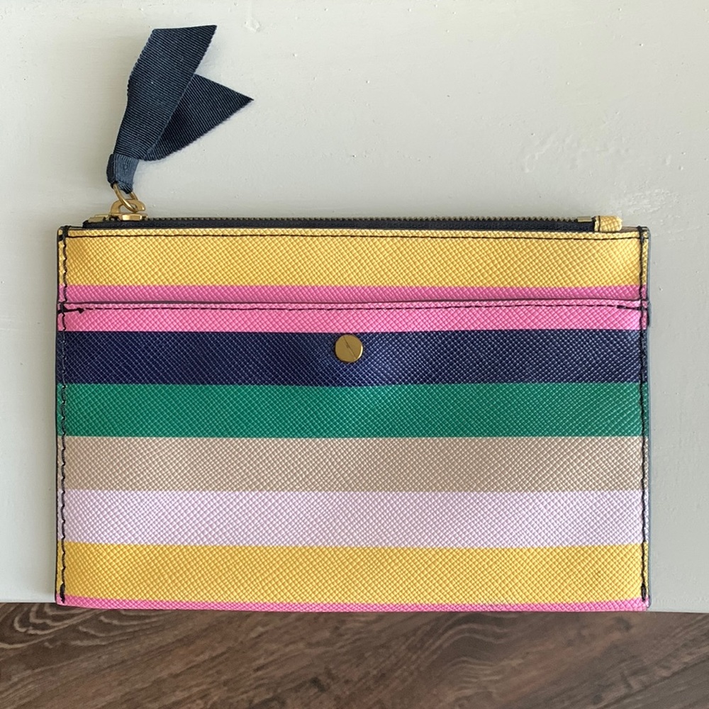MEDIUM POUCH IN STRIPE